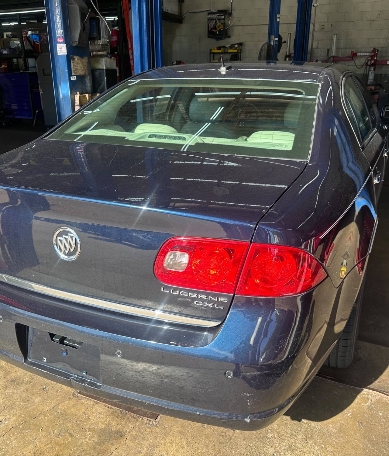 Buick Lucerne CXL exterior before auto detailing