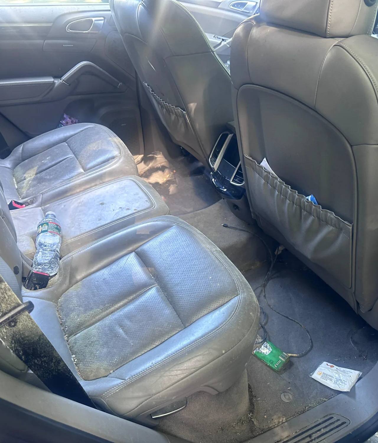 Mold remediation - Porsche Cayenne in Hampton, NJ (Before Detailing)
