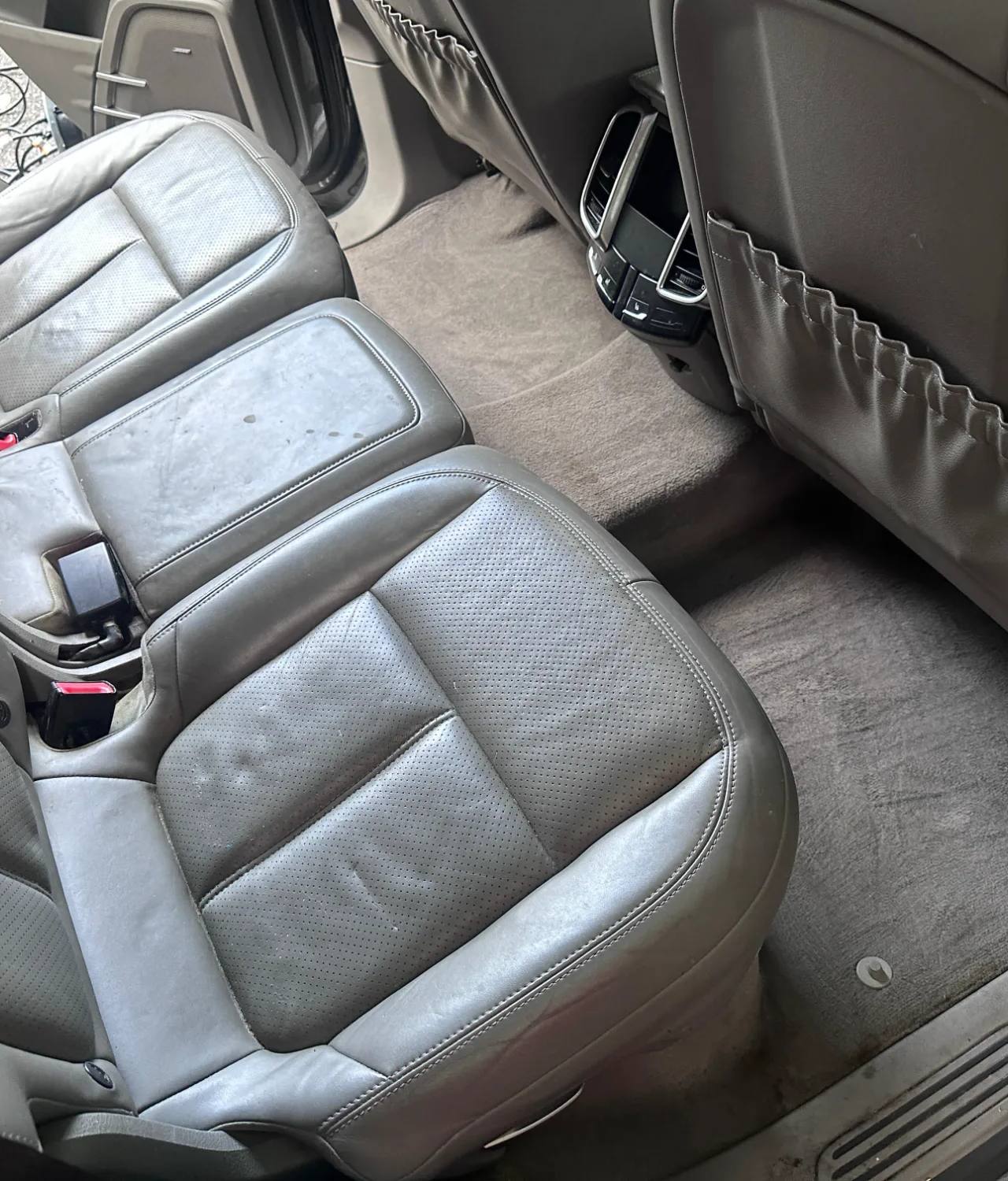 Porsche Cayenne interior restored after Mold remediation in Hampton, NJ