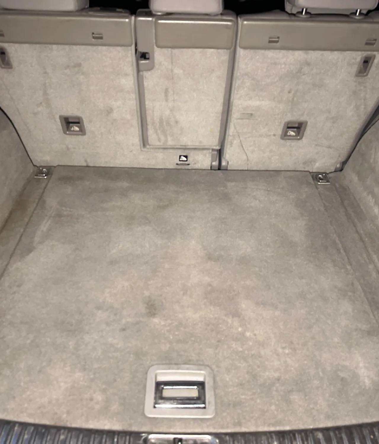 Porsche Cayenne trunk area mold remediation in Hampton, NJ (After Detail)